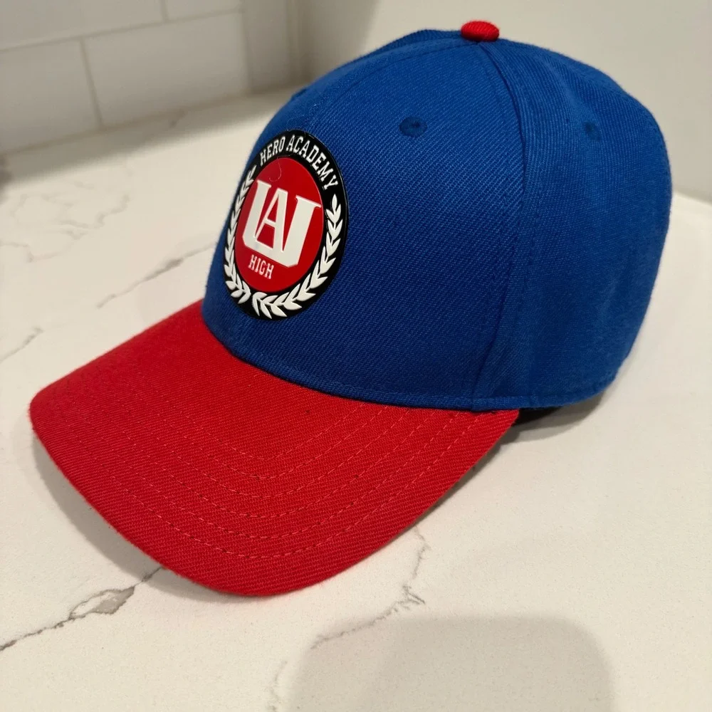 My Hero Academia UA High Snapback Hat Blue Red Plus Ultra Anime Cap RN115665